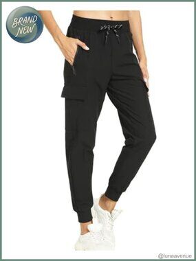 Women's Lightweight Joggers Hiking Cargo Pants Quick Dry 4 Pockets
